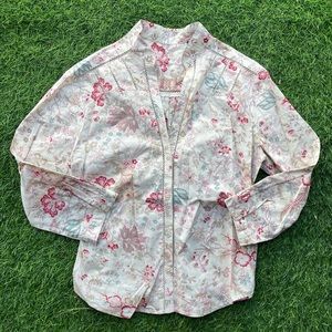 Ted Baker Floral Long Sleeve button up Preowned great condition casual dressy 2